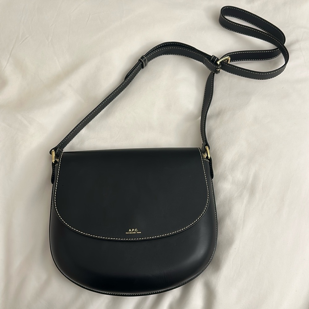 A.P.C. Ambre Vegetable-Tanned Leather Satchel - Pristine Condition
